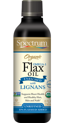 Organic Enriched with Lignans Omega- 3 Flax Oil
