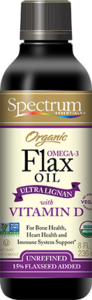 Organic Ultra Lignan with Vitamin D Omega-3 Flax Oil