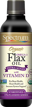 Organic Ultra Lignan with Vitamin D Omega-3 Flax Oil