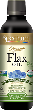 Organic Flax Oil, Shelf Stable Liquid