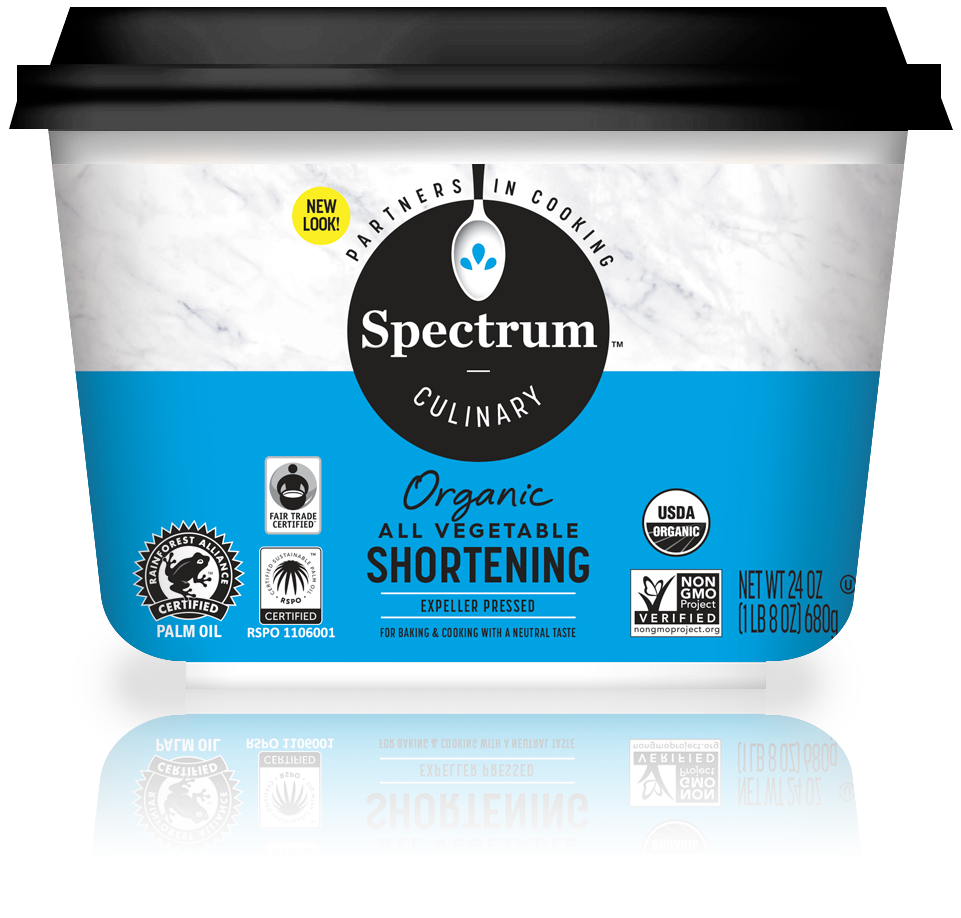 Spectrum shortening – new butter flavor, still dairy-free